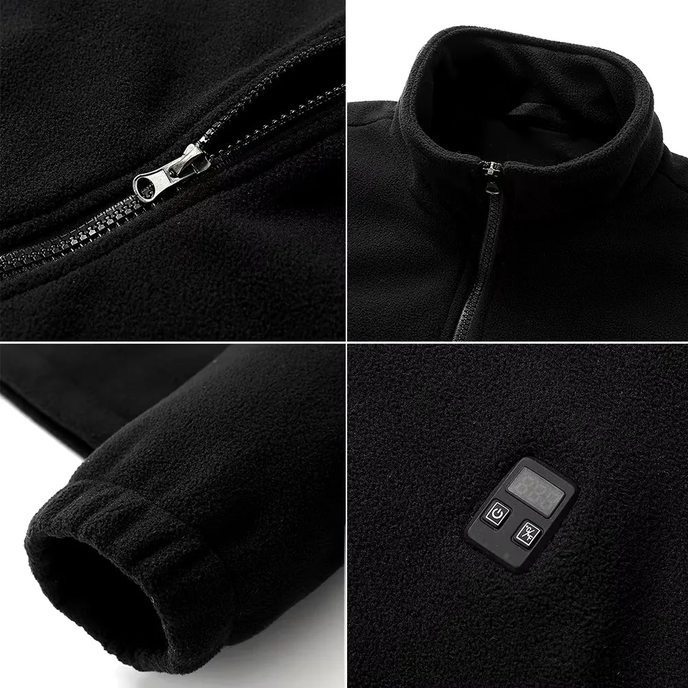 9 Area Heated Polar Fleece Jacket