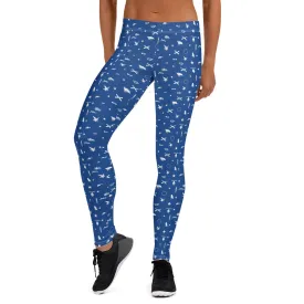 Americana Blue Leggings