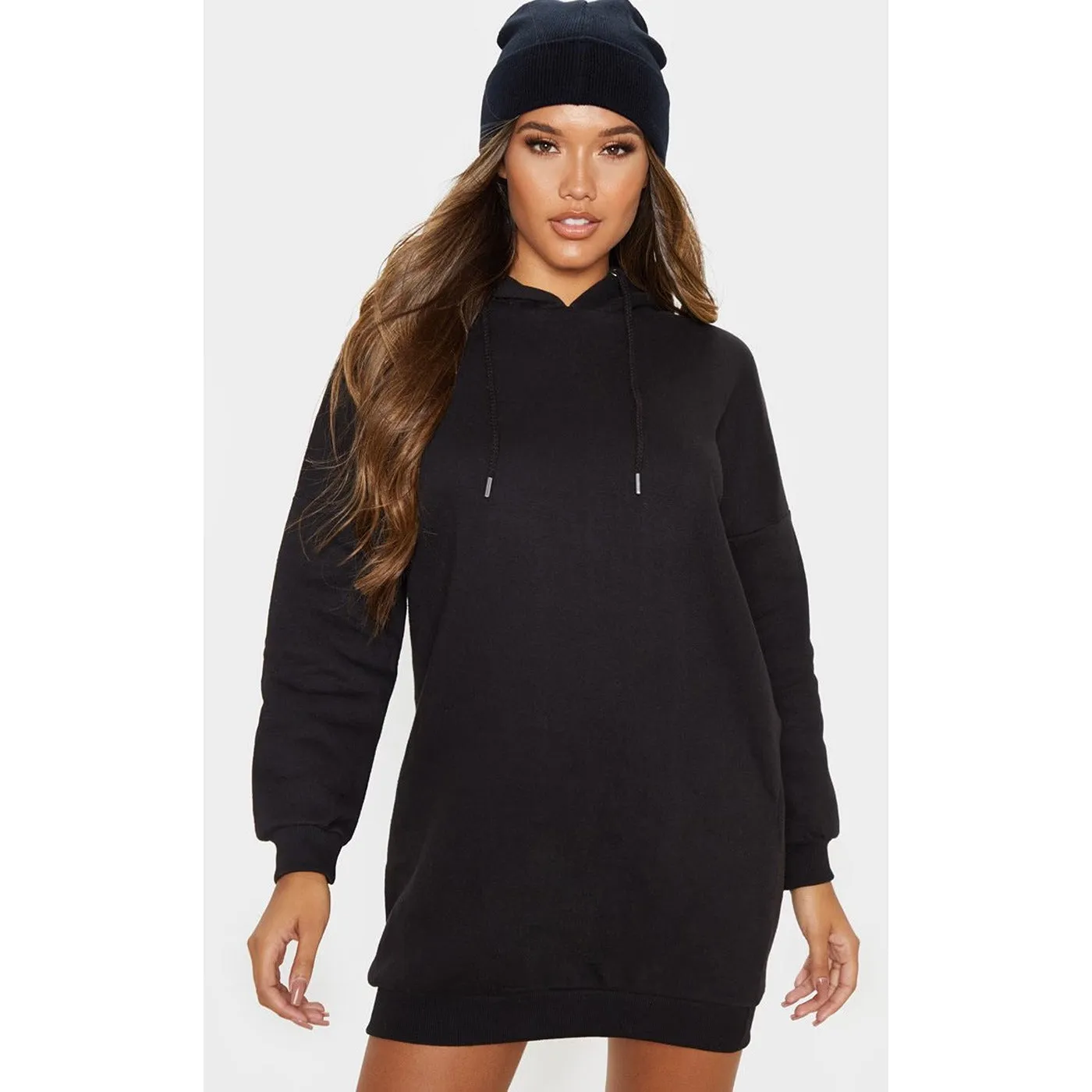 Black Oversized Jumper Hoodie