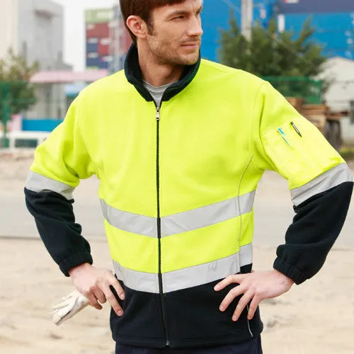 Bocini Full Zip  Hi-Vis Polar Fleece with Tape-(SJ1239)