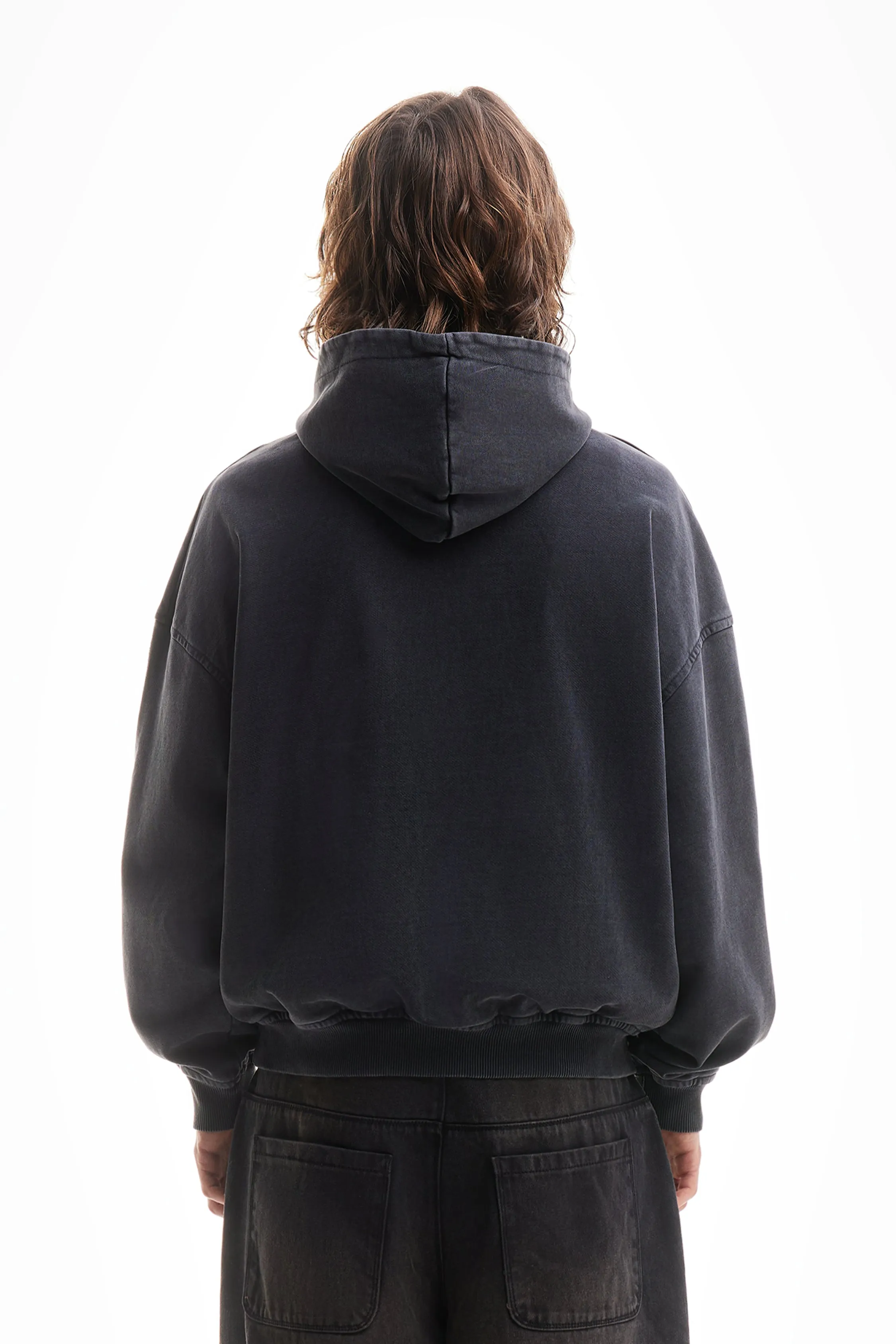 CYCELS BLACK WASHED HOODIE