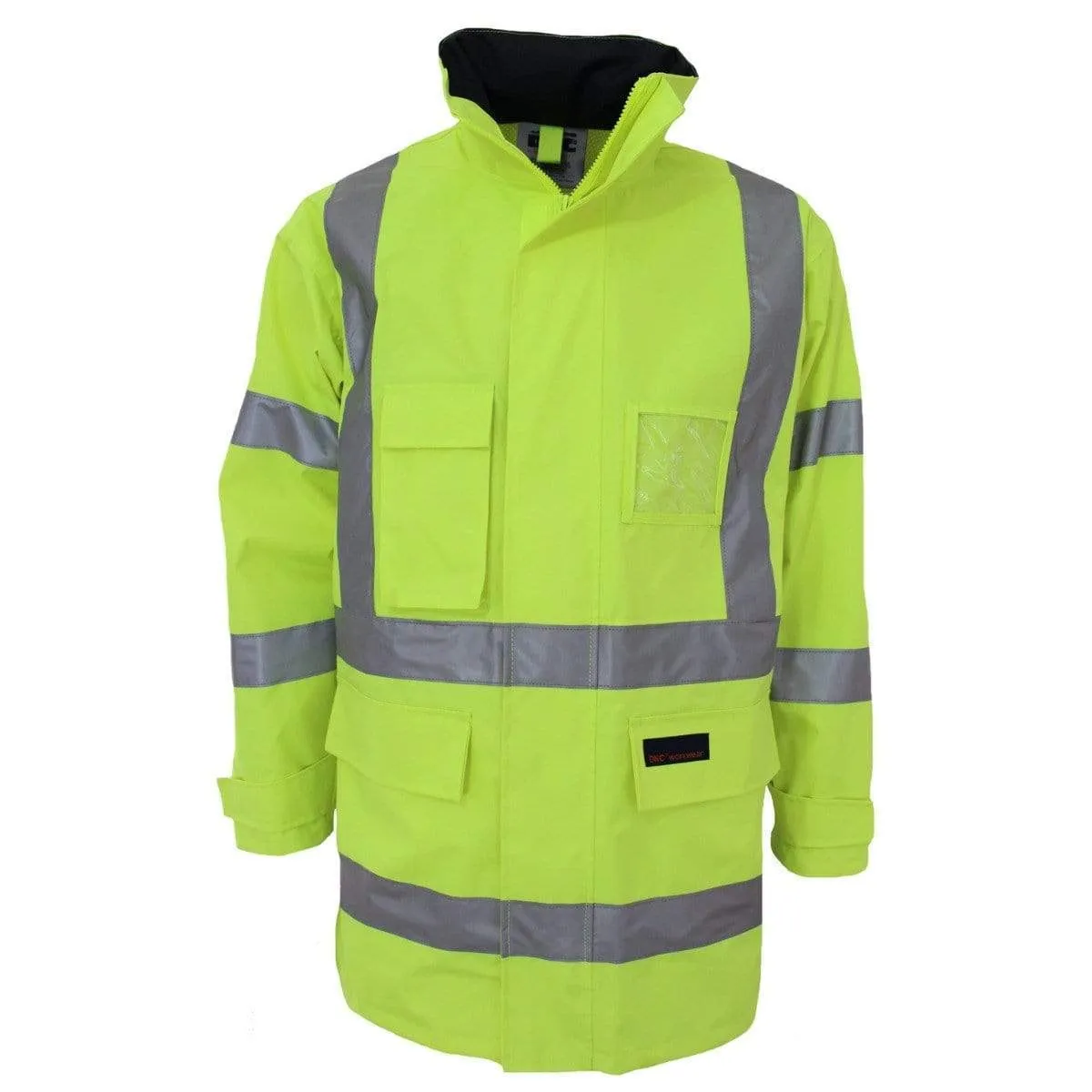 Dnc Workwear Hi-vis “h” Pattern Bio-motion Tape Jacket - 3961