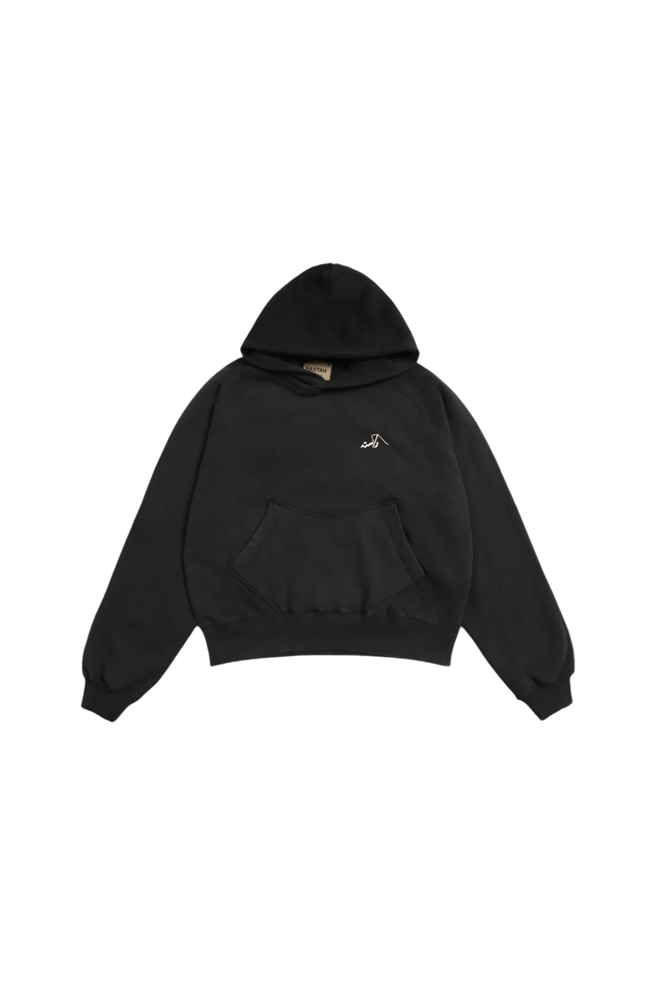 FADED BLACK LOGO HOODIE (v2)