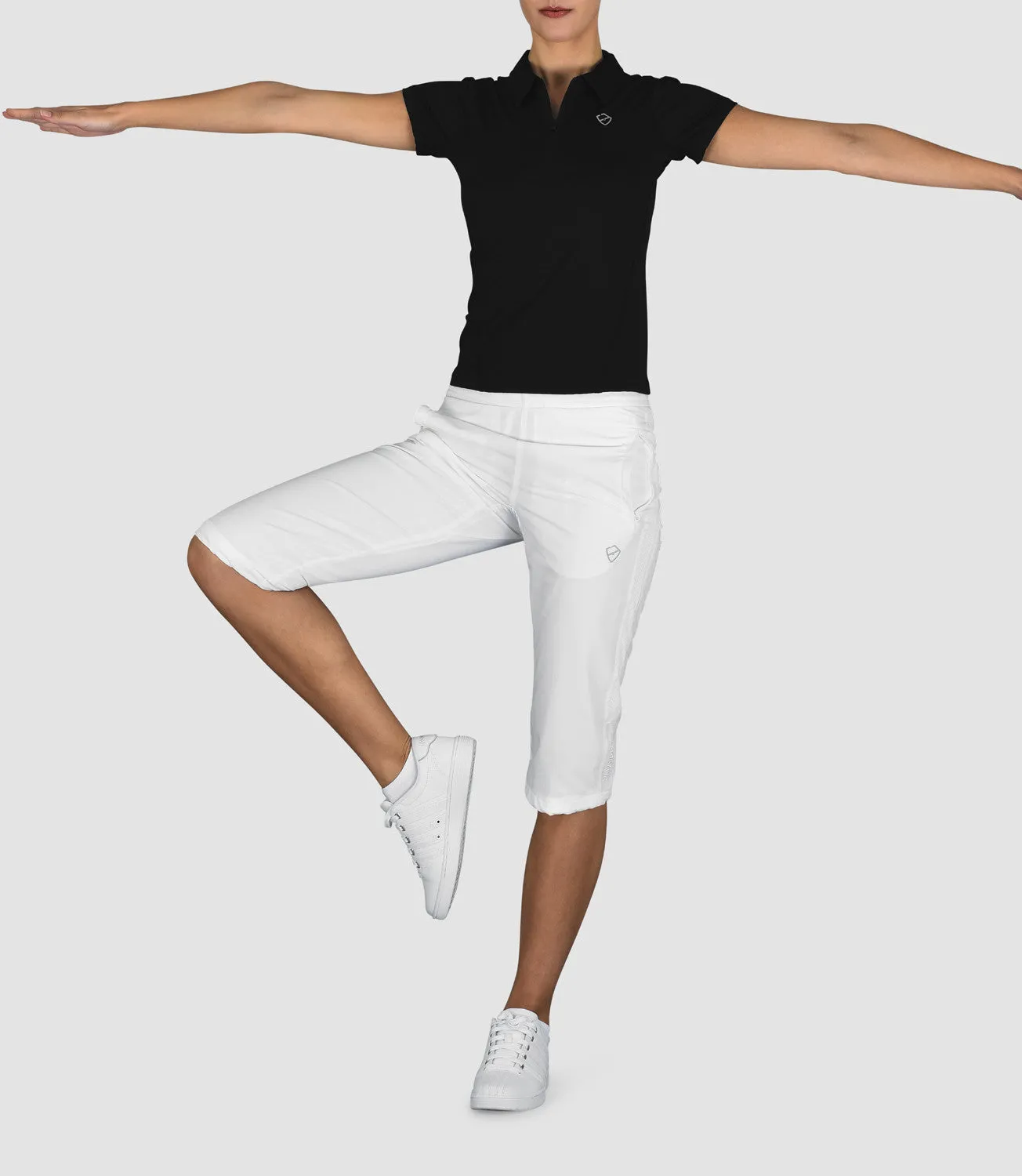 Gemma Capri Pants - White