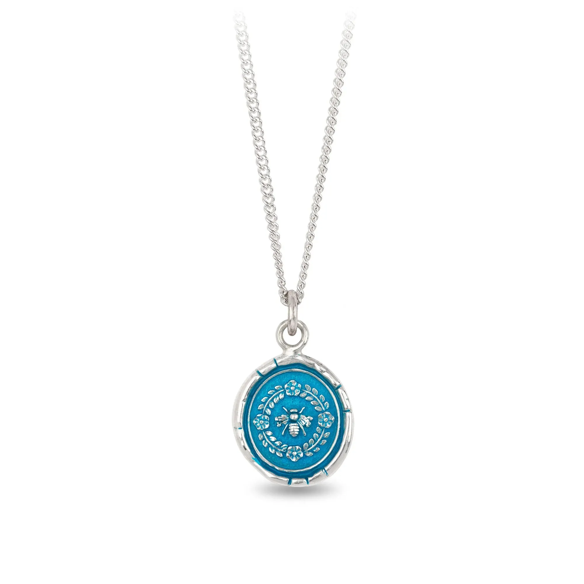 Honeybee Capri Blue True Colors Talisman Necklace