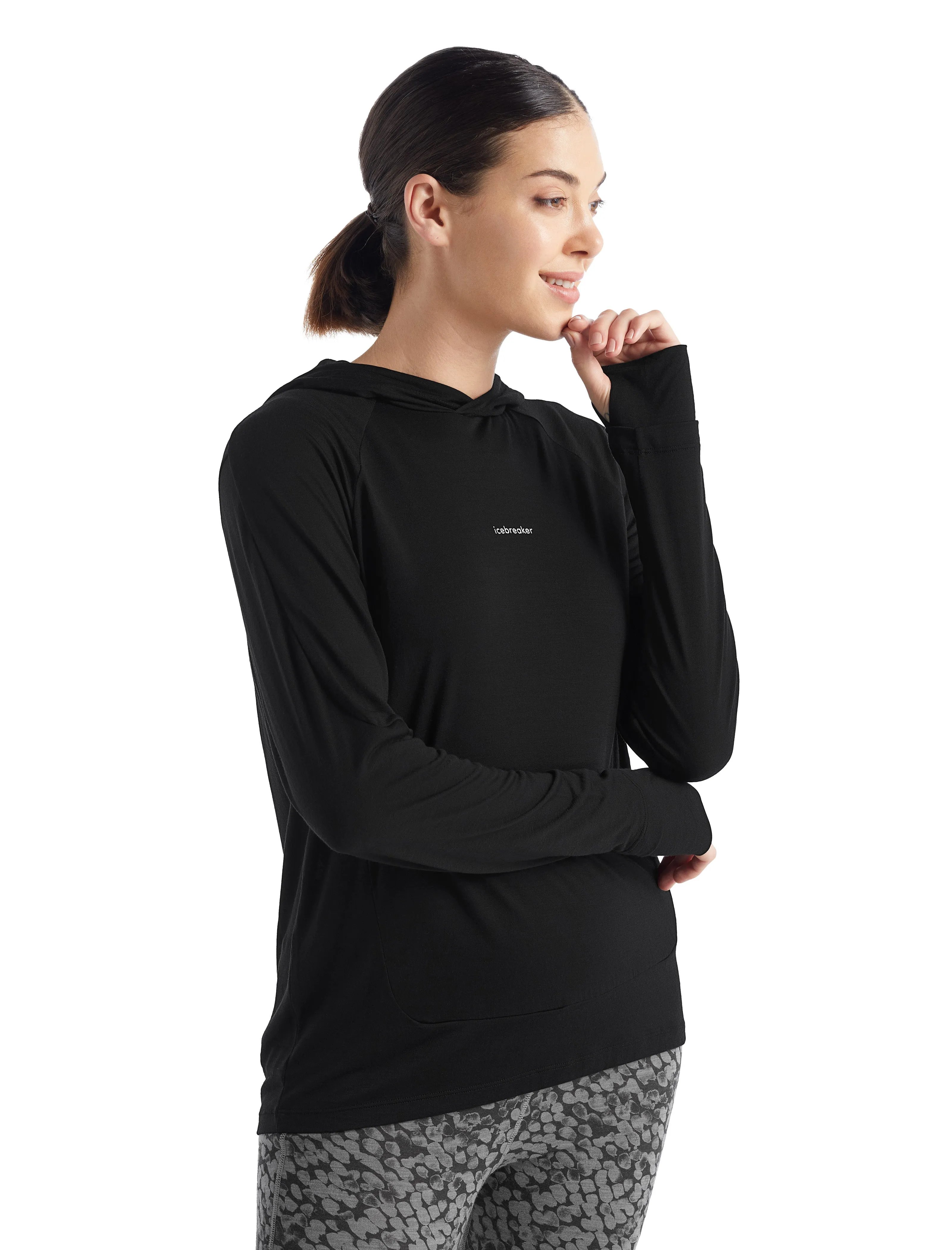 Icebreaker 125 Cool-Lite™ Sphere Merino Long Sleeve Hoodie (Women's)