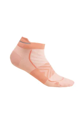 Icebreaker Merino Blend Run  Ultralight Micro Socks (Women's) Glow/Tang