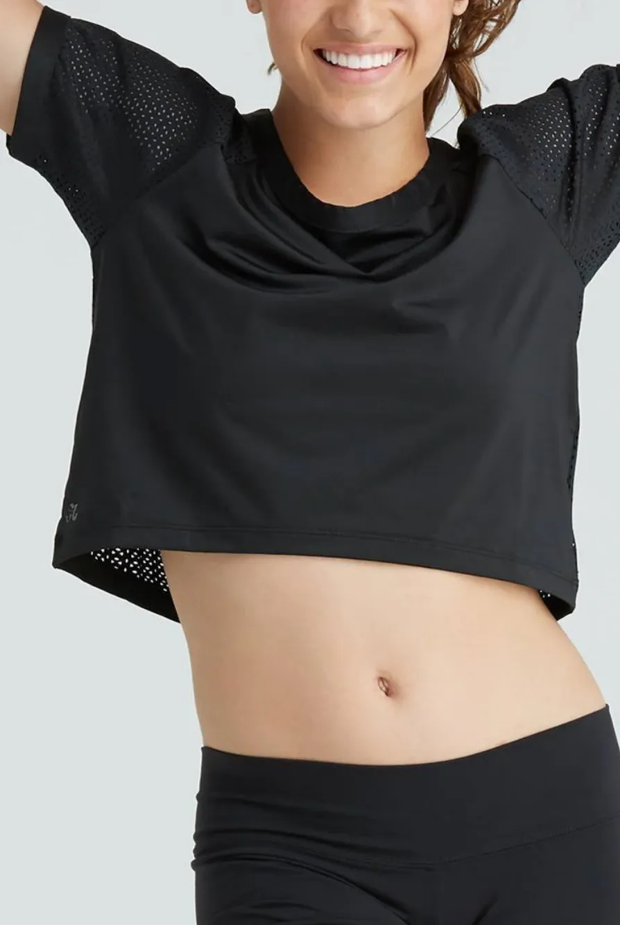 Jo   Jax | Mila Crop Top | Black