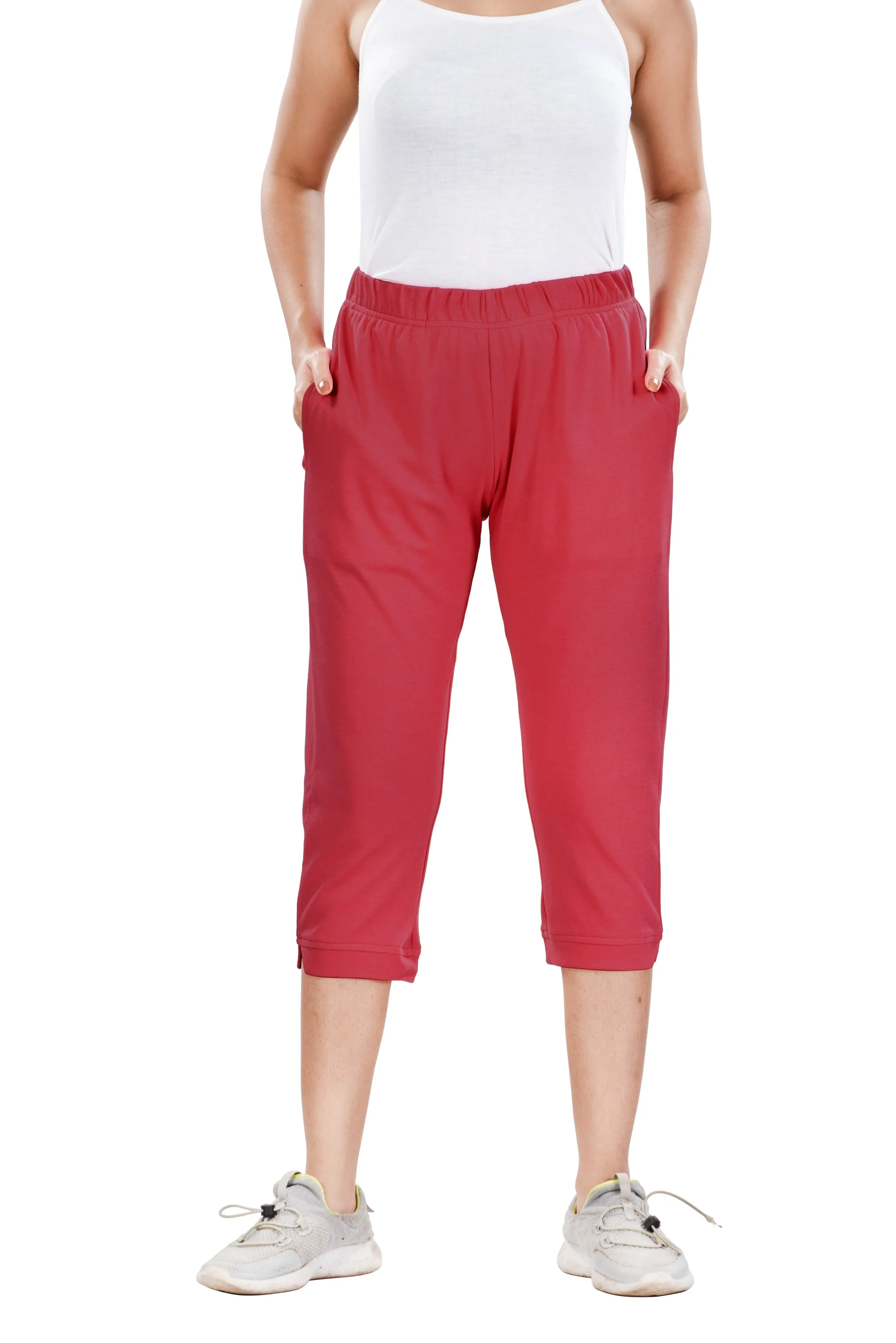 Knit Capri (Poppy Red)