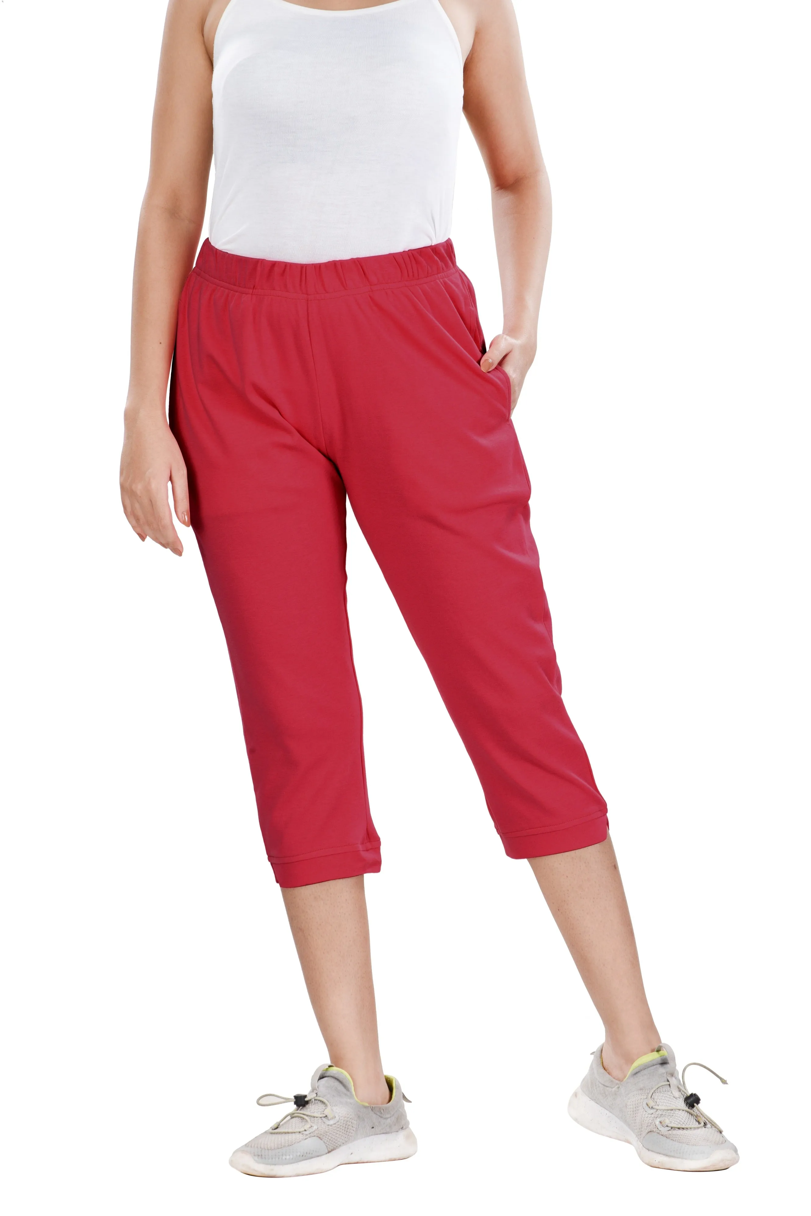 Knit Capri (Poppy Red)