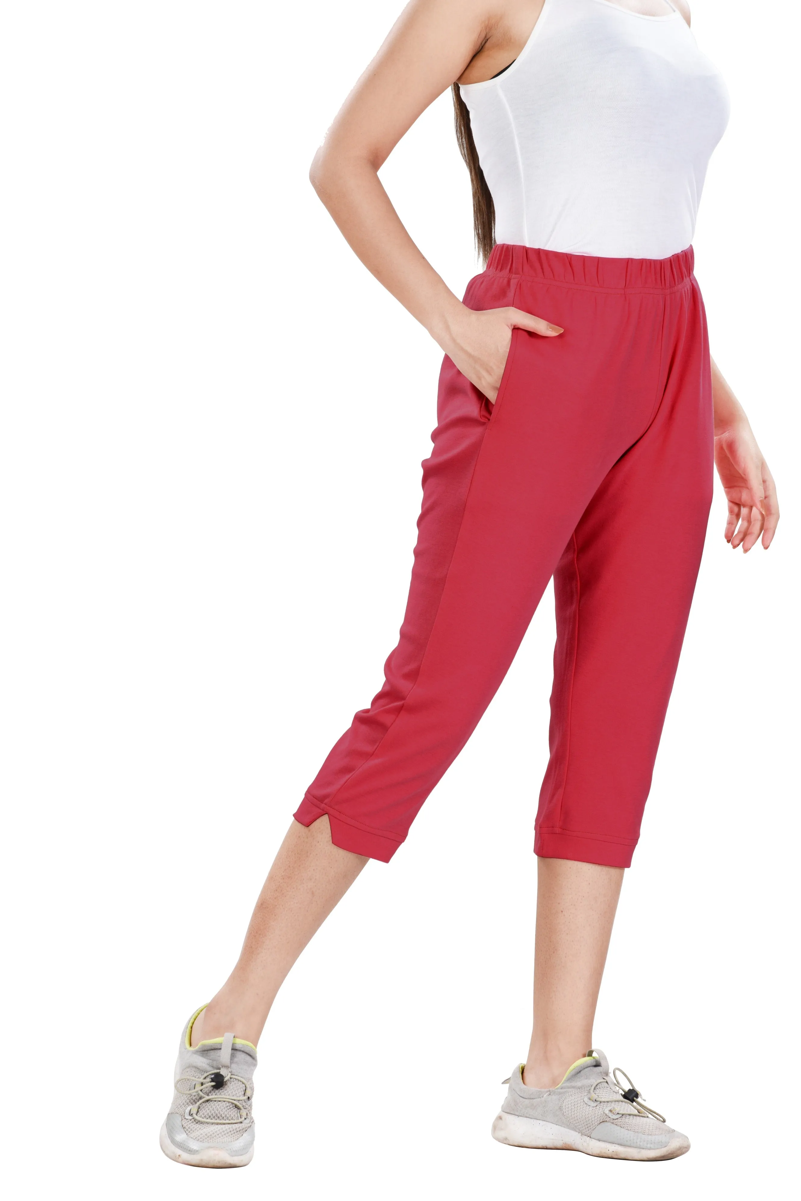 Knit Capri (Poppy Red)