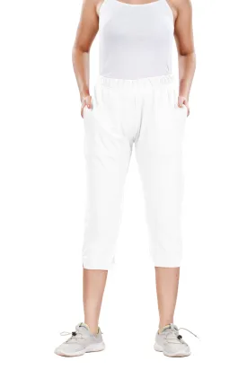 Knit Capri (White)