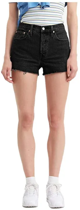 Levi's Women's 501 Original Shorts - Lunar Black