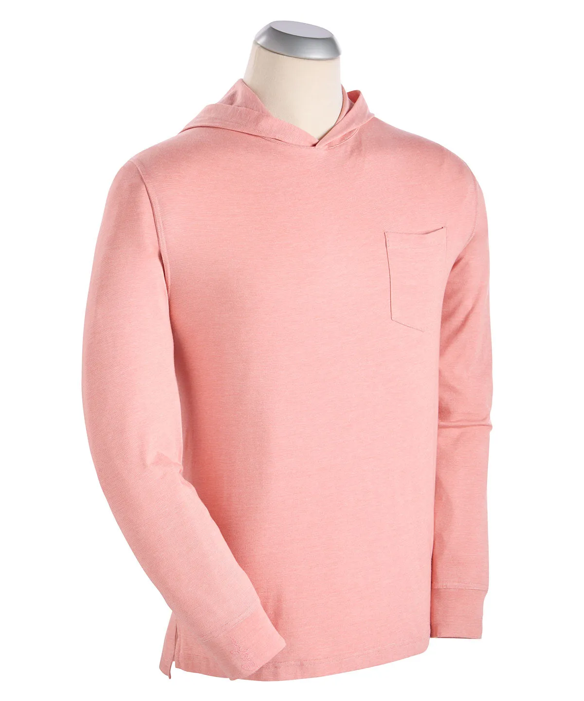 Liquid Stretch Cotton Long-Sleeve Hoodie