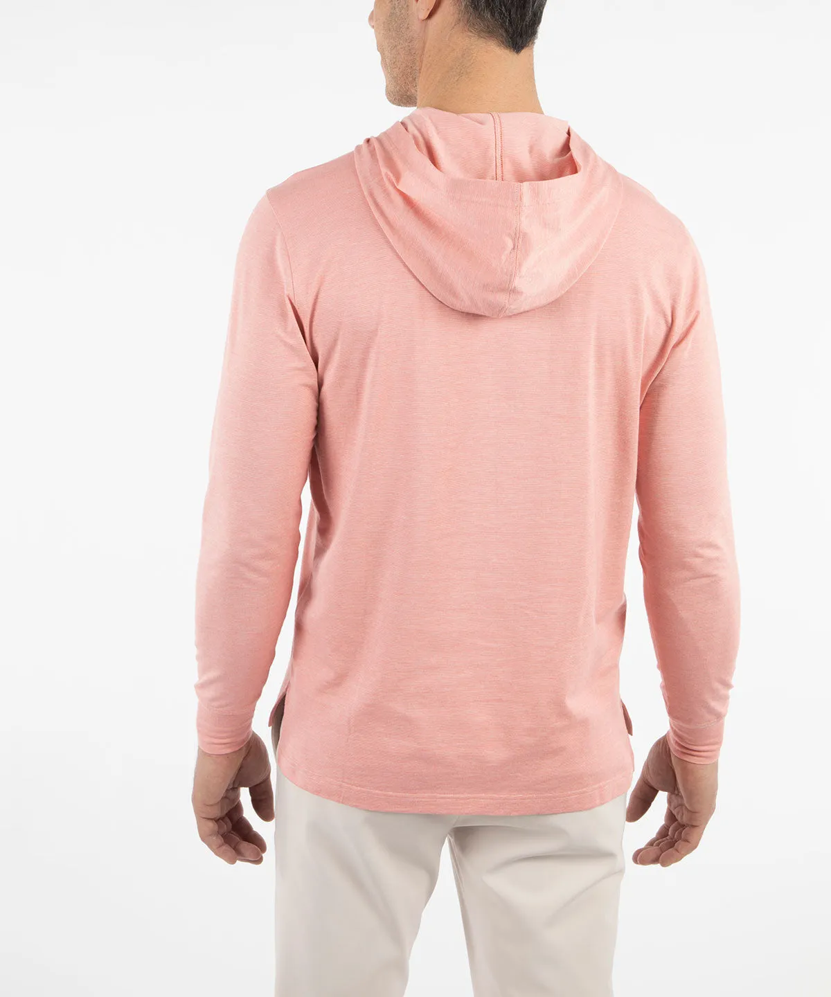 Liquid Stretch Cotton Long-Sleeve Hoodie