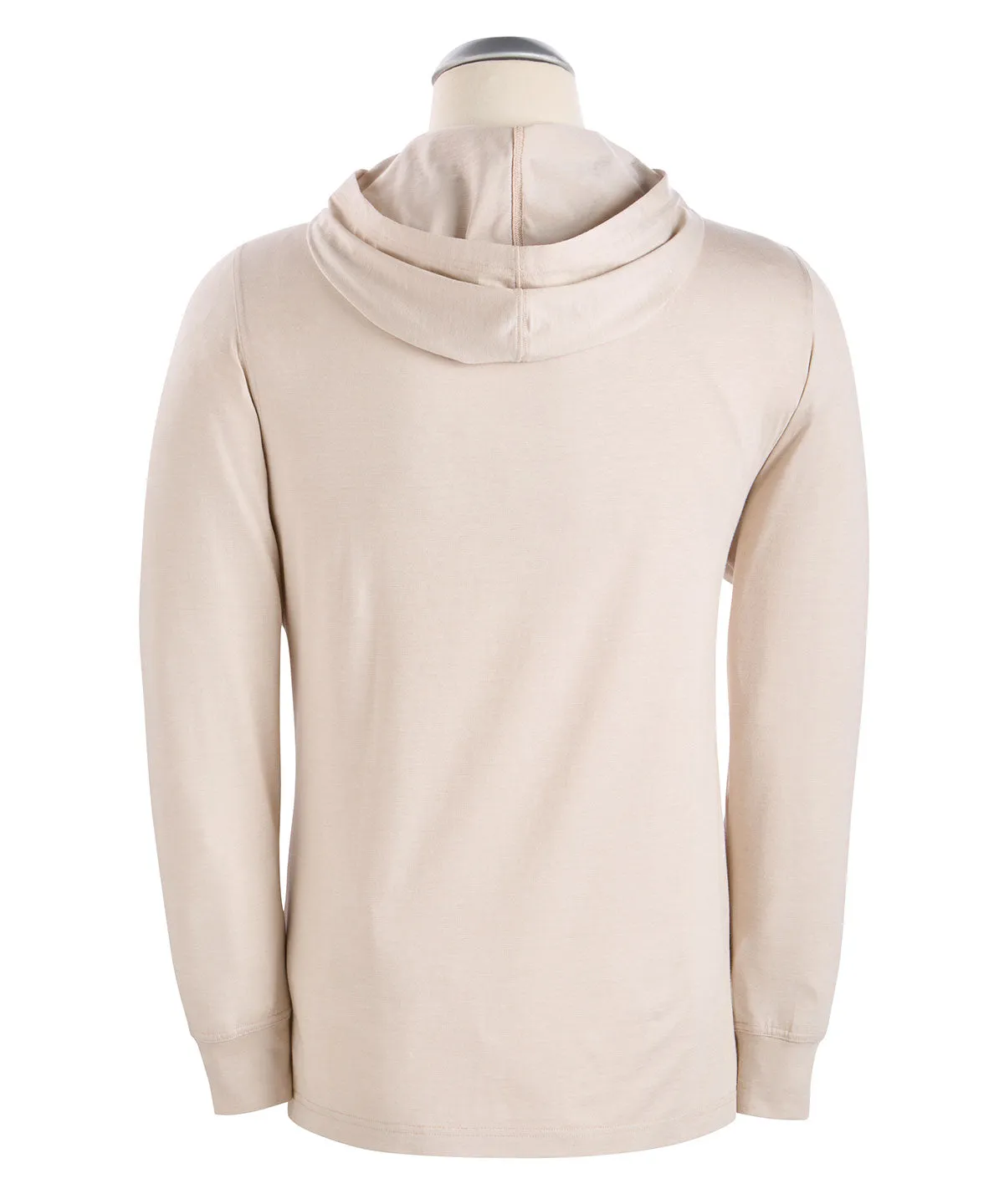 Liquid Stretch Cotton Long-Sleeve Hoodie