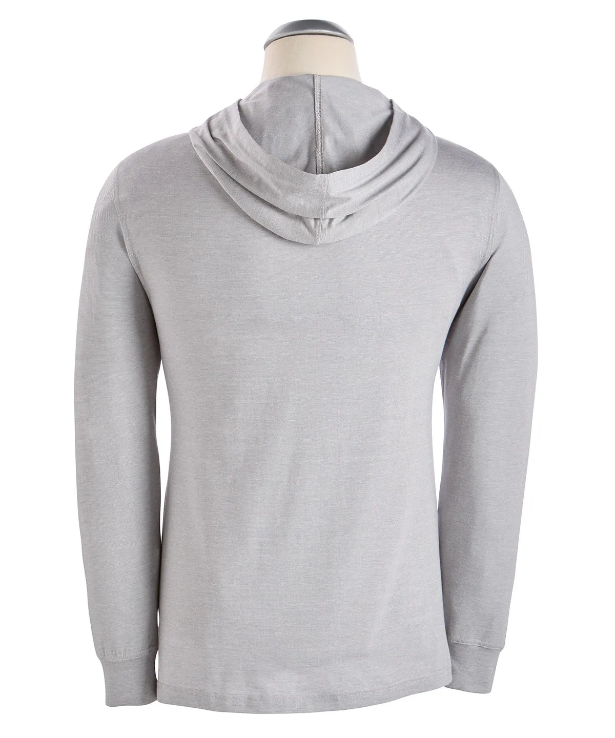 Liquid Stretch Cotton Long-Sleeve Hoodie