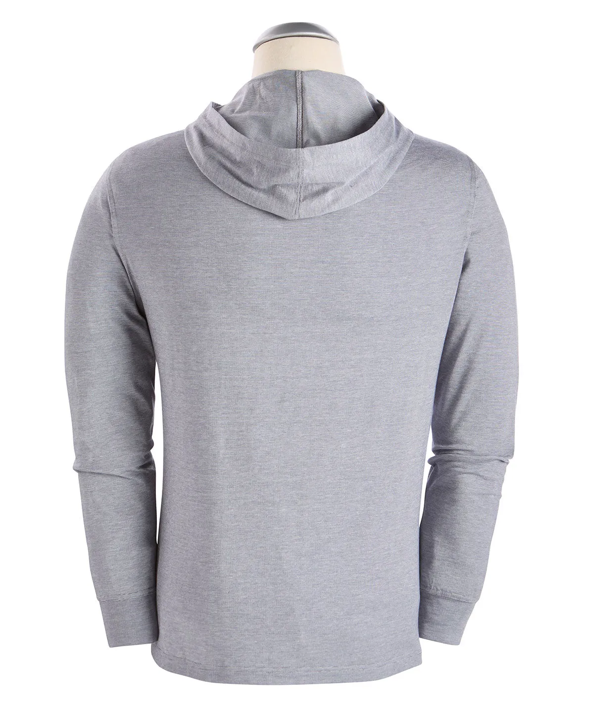 Liquid Stretch Cotton Long-Sleeve Hoodie