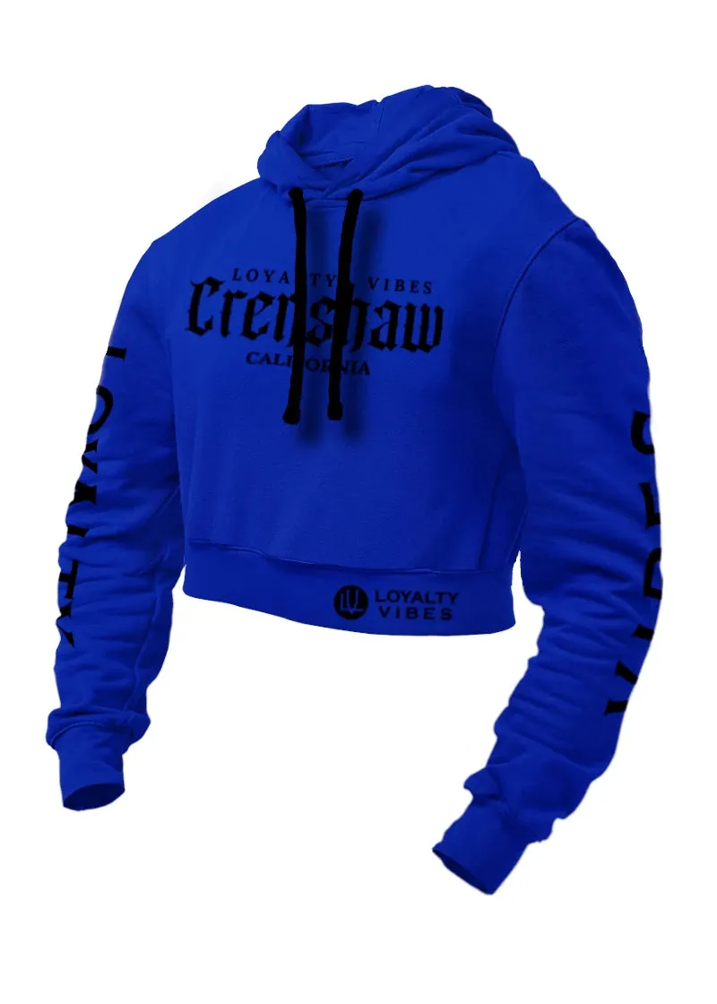 Loyalty Vibes Crenshaw Cropped Hoodie