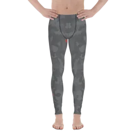 Men's Grey Camo Leggings