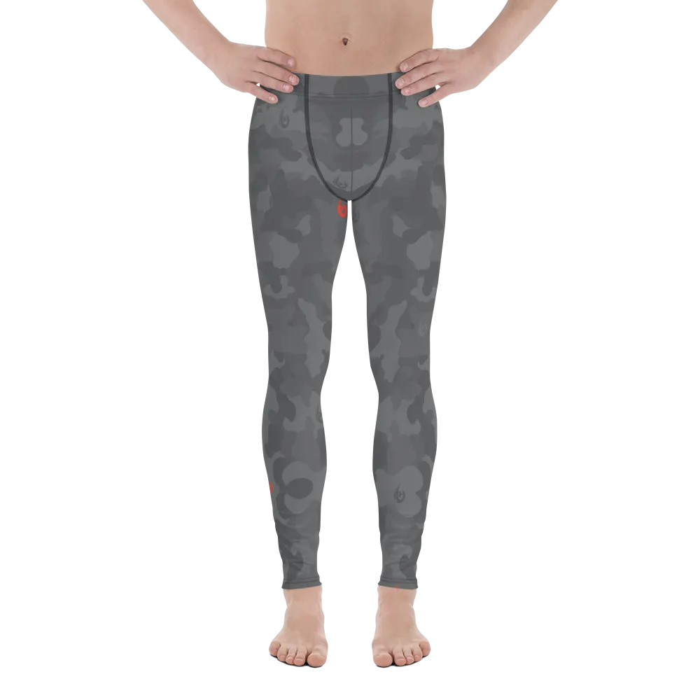 Men's Grey Camo Leggings