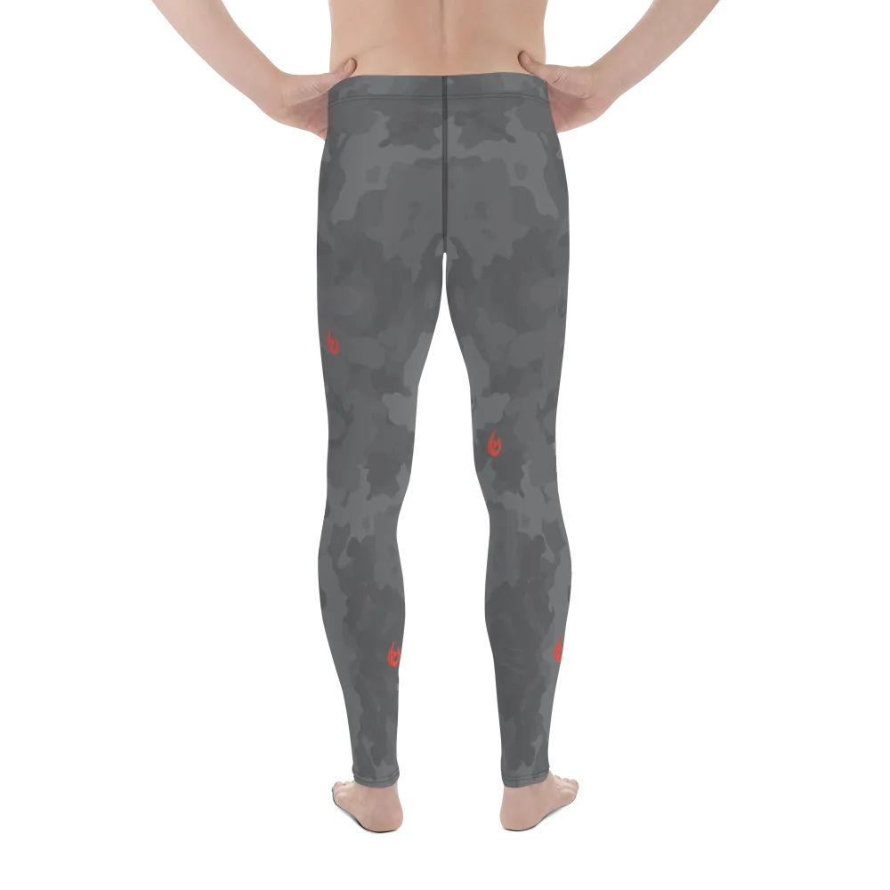 Men's Grey Camo Leggings