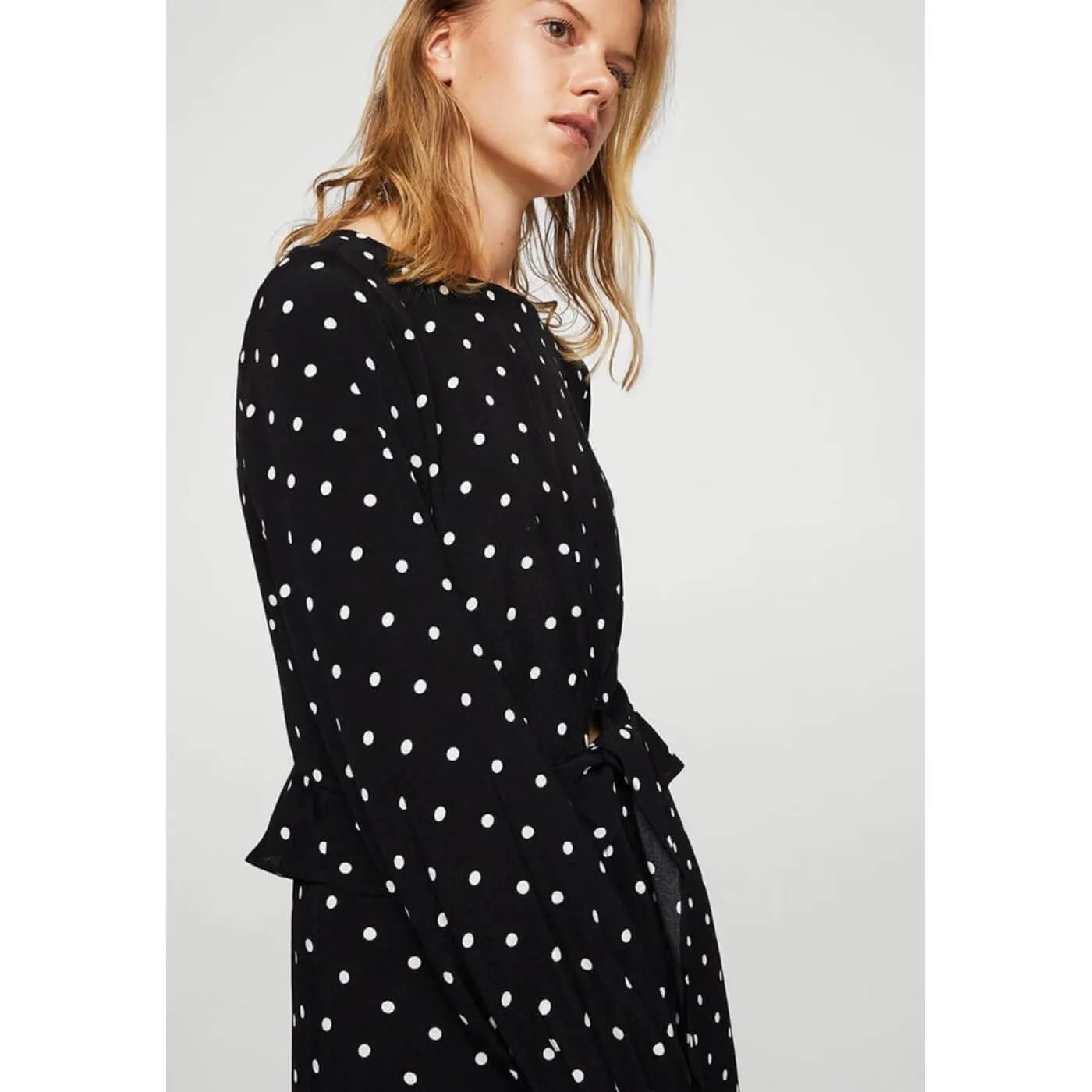 MNG Polka Dot Dress