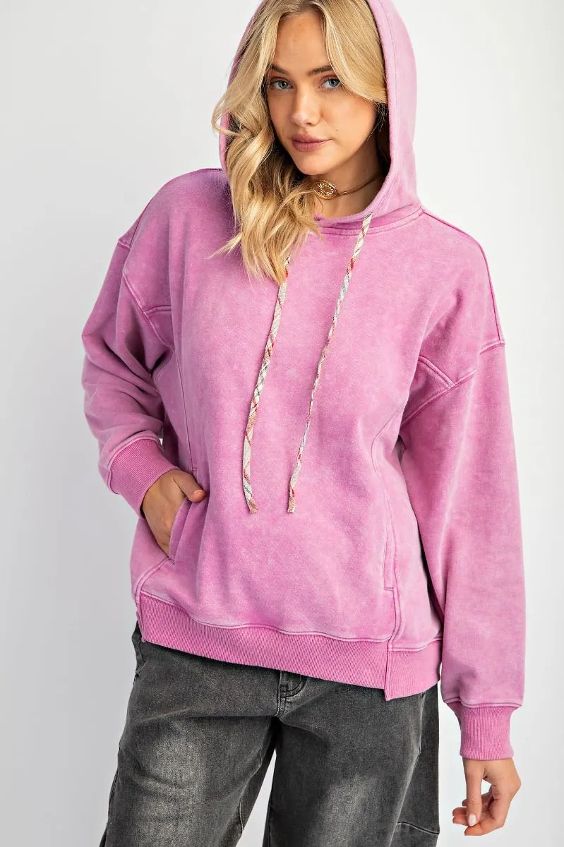 Opal Mineral Washed Hoodie Pullover *FINAL SALE*