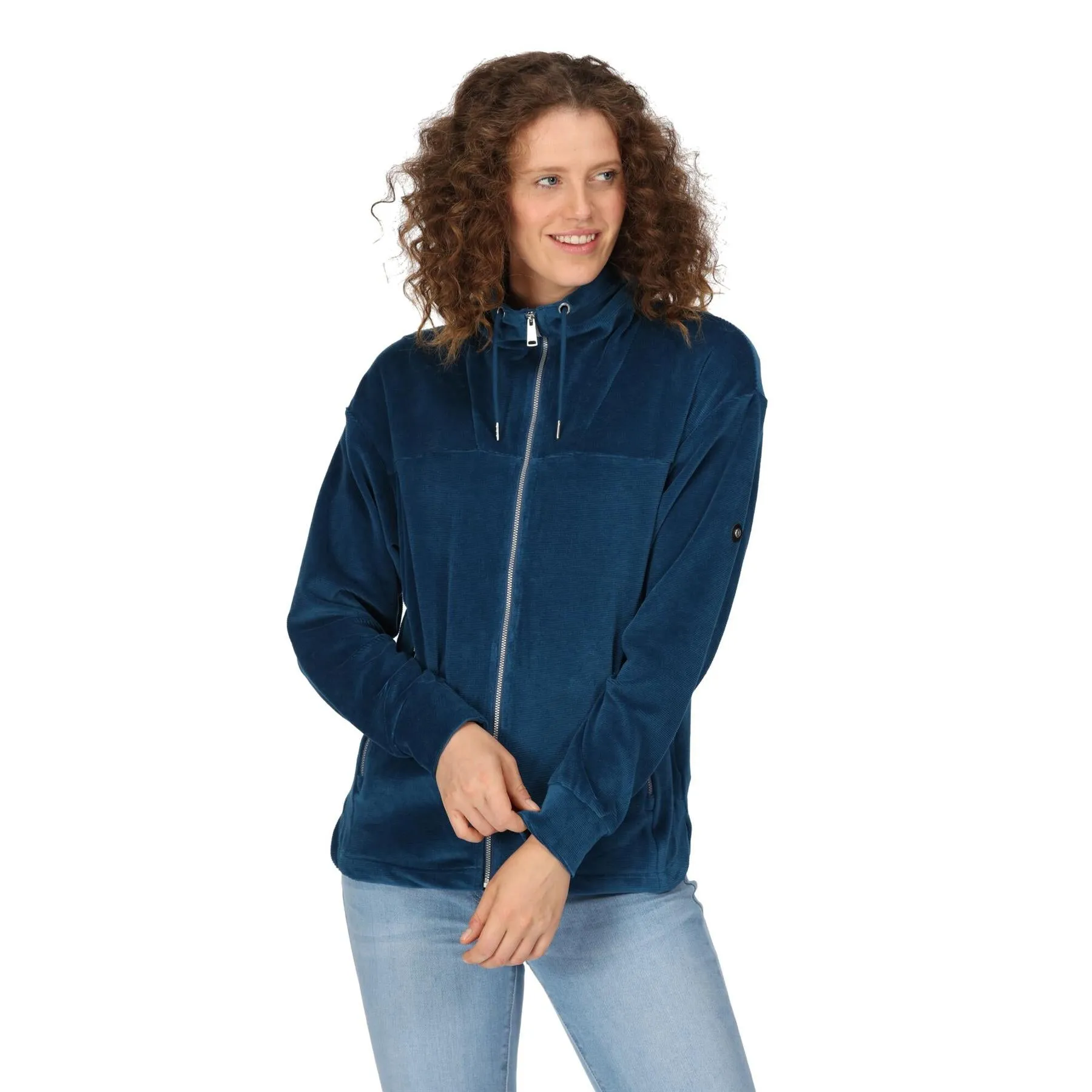 Regatta Womens Jessalyn Full Zip Velour Fleece Jacket