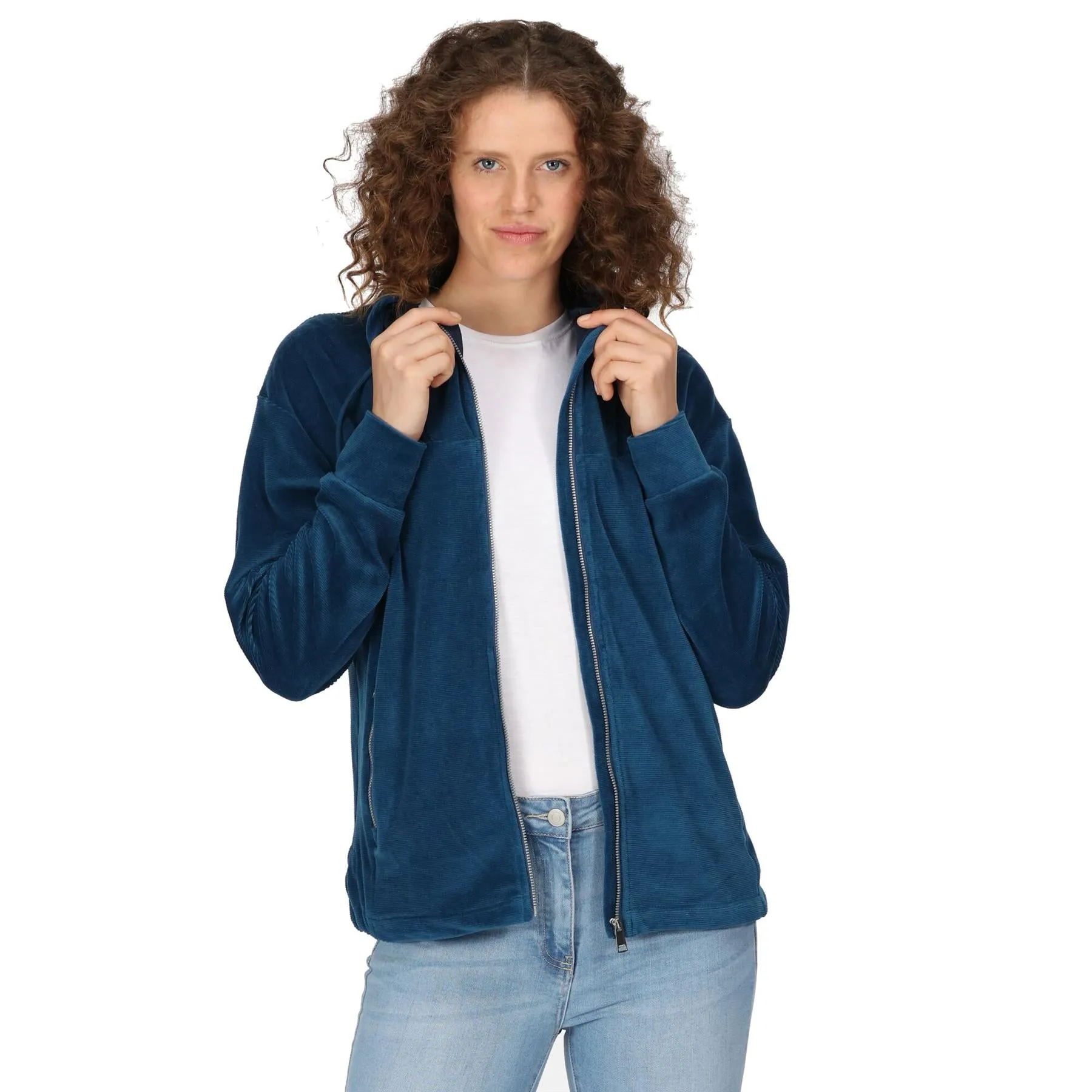 Regatta Womens Jessalyn Full Zip Velour Fleece Jacket