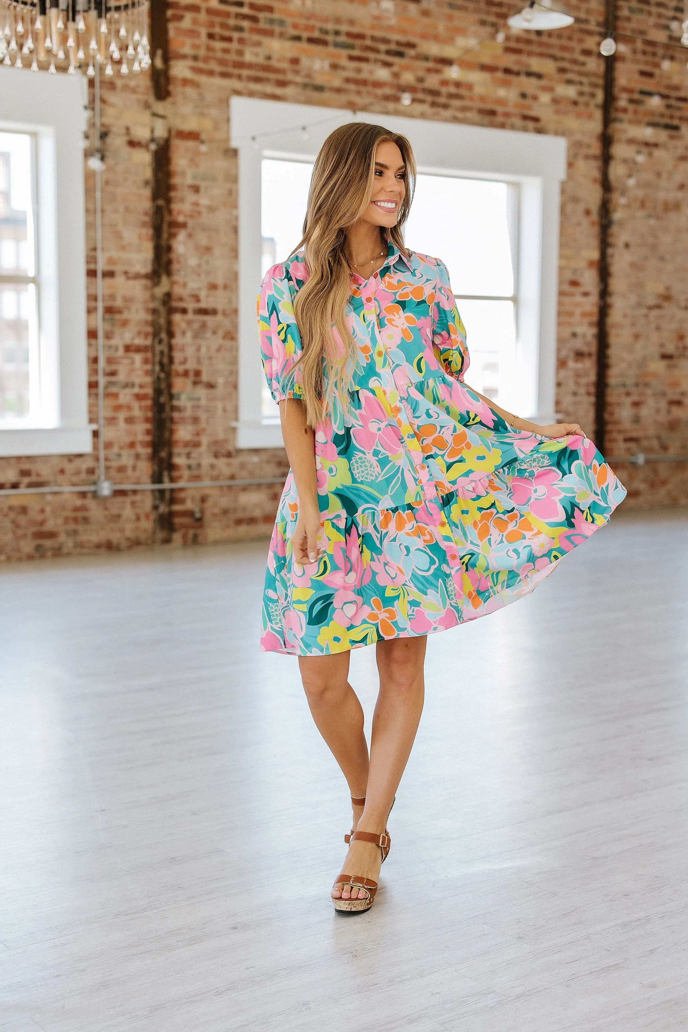 SALE - Doc Floral Babydoll Dress | S-XL