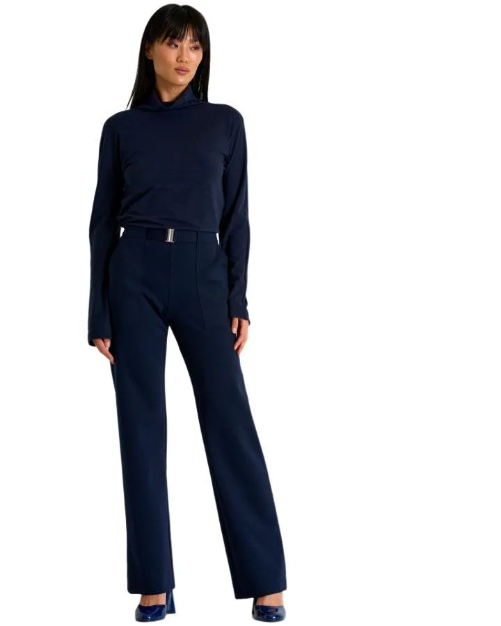 Shan Sofia 3D Jersey Belted Pant