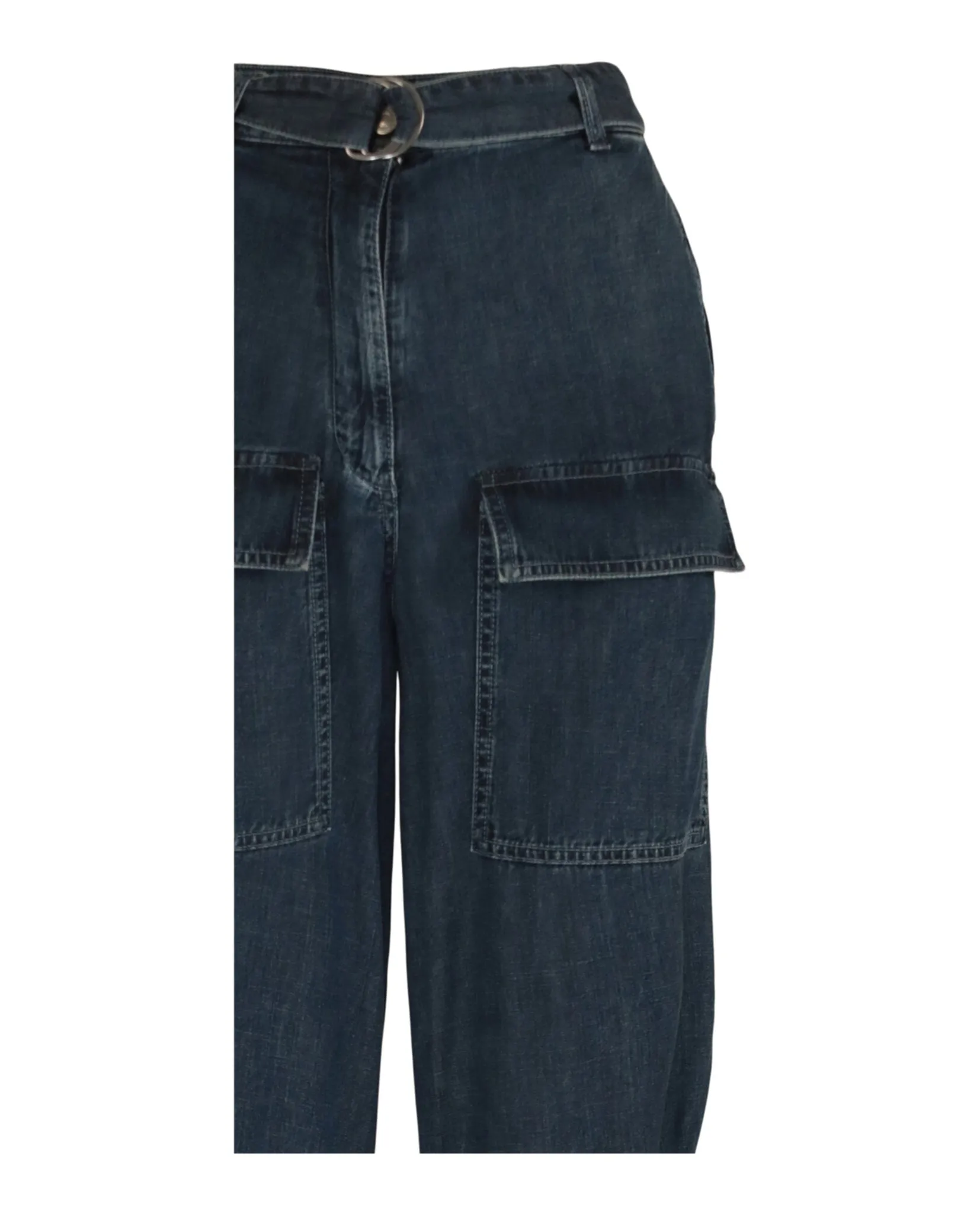 Stella McCartney Denim Cargo Pants