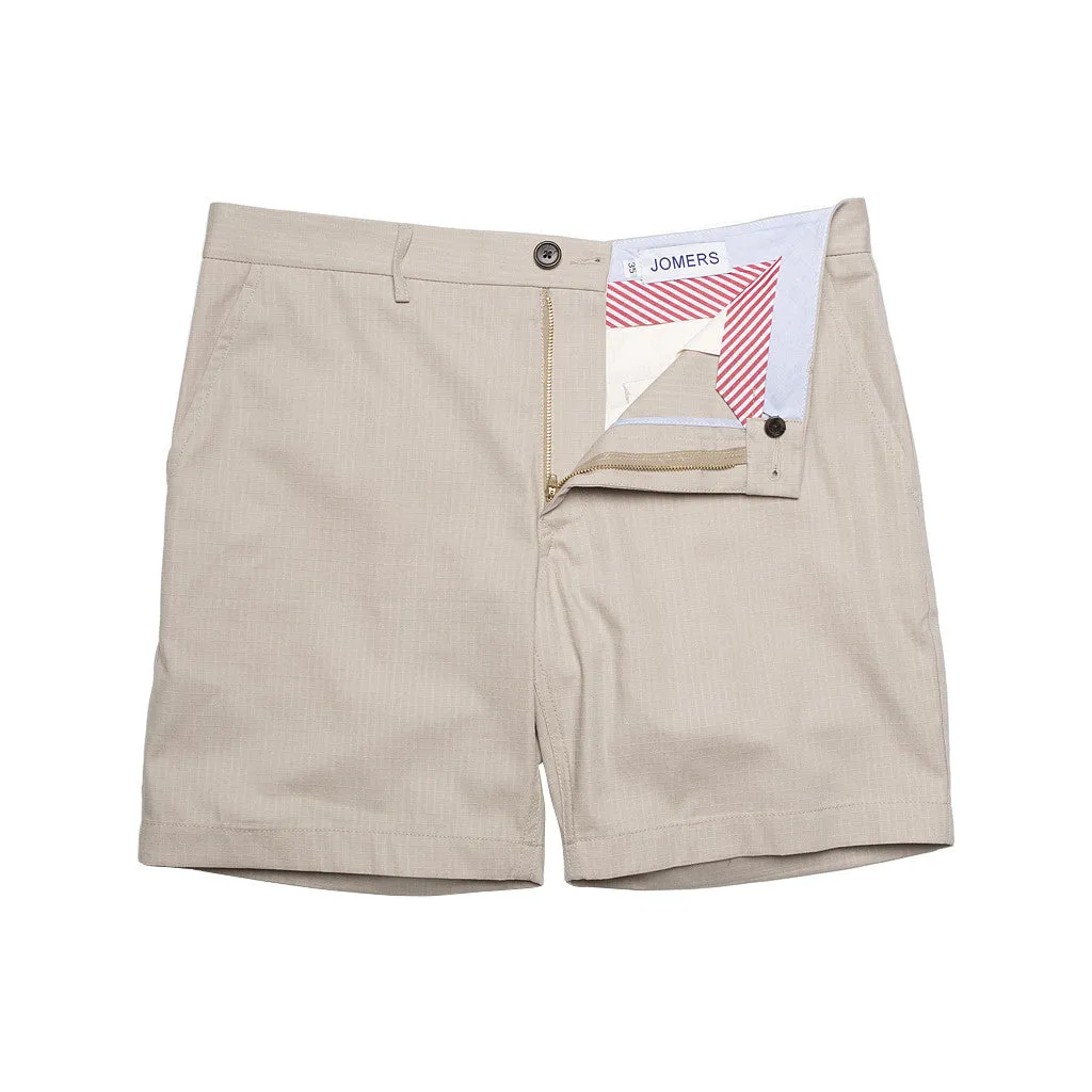 Tompkins - Khaki Ripstop Shorts