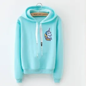 Unicorn Long-Sleeve Hoodie